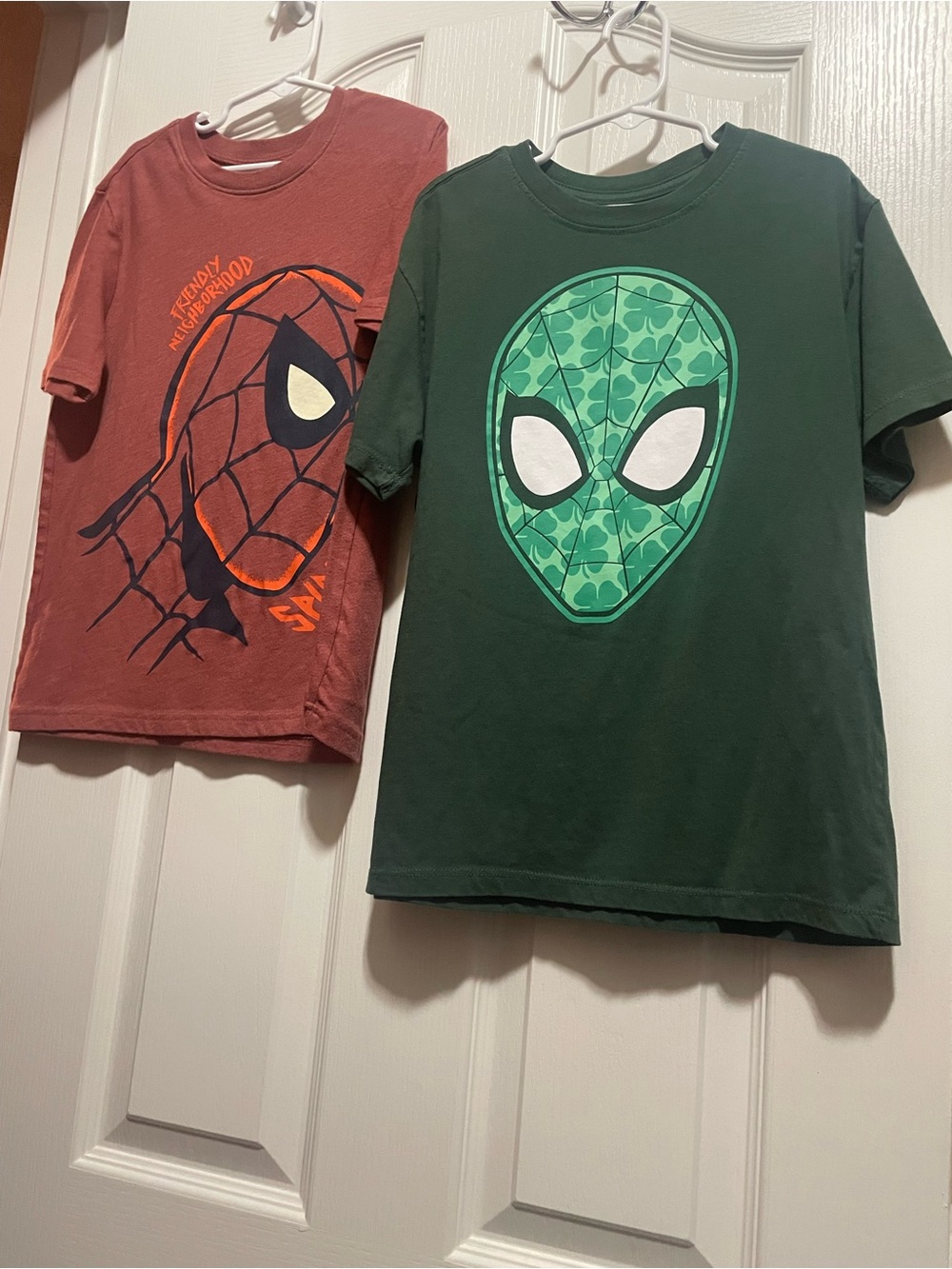 Kids Green Spider Man Tee size 8